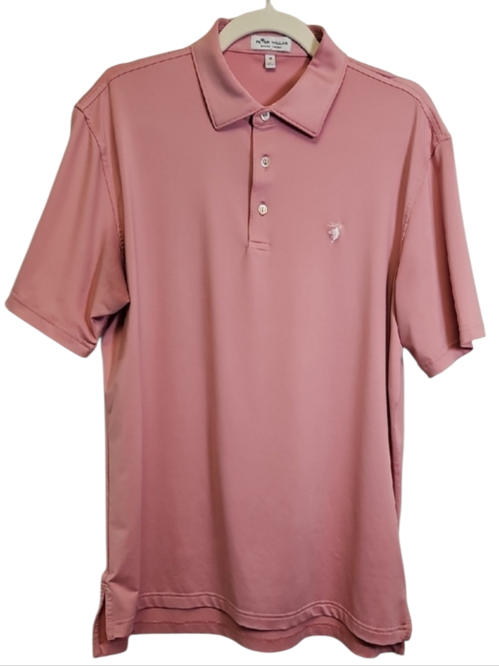 Peter Millar Summer Comfort Pink Golf Polo Size Medium
